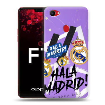Пластиковый чехол на OPPO F7 с принтом Real Madrid Реал Мадрид Пластиковый чехол на OPPO F7 с принтом Real Madrid Реал Мадрид