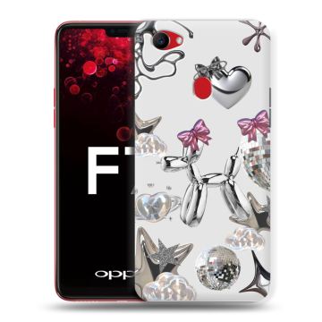 Пластиковый чехол на OPPO F7 с принтом Y2K Пластиковый чехол на OPPO F7 с принтом Y2K