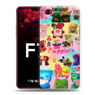 Пластиковый чехол на OPPO F7 с принтом Флагер Fuggler