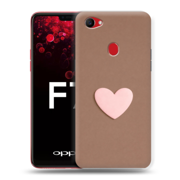 Пластиковый чехол на OPPO F7 с принтом женский