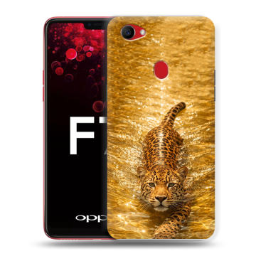 Пластиковый чехол на OPPO F7 с принтом женский