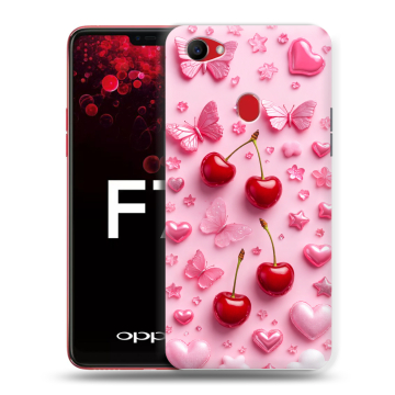Пластиковый чехол на OPPO F7 с принтом для девочек Пластиковый чехол на OPPO F7 с принтом для девочек