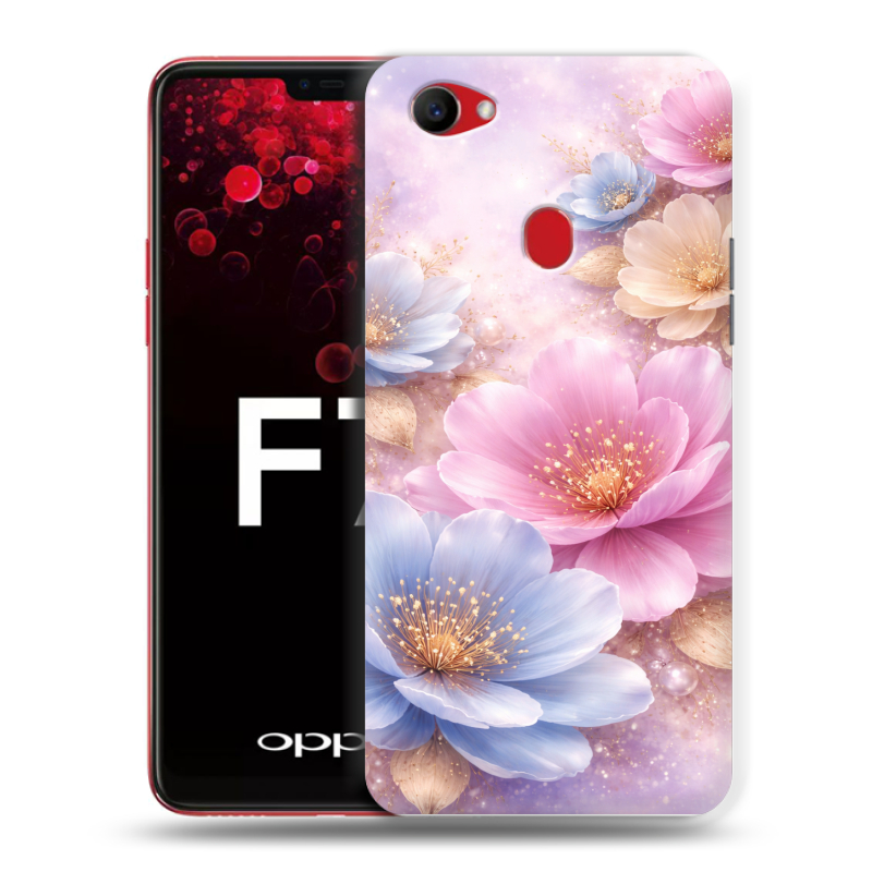 Пластиковый чехол на OPPO F7 с принтом женский Пластиковый чехол на OPPO F7 с принтом женский