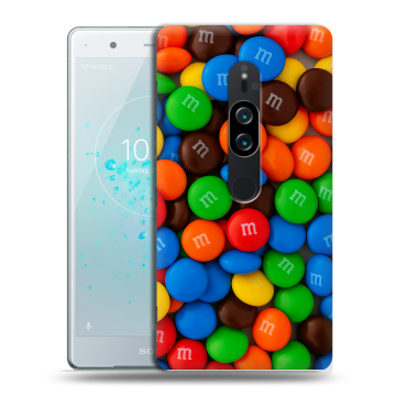 Пластиковый чехол на Sony Xperia XZ2 Premium с принтом Конфеты