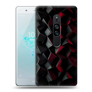 Пластиковый чехол на Sony Xperia XZ2 Premium с принтом Абстракция
