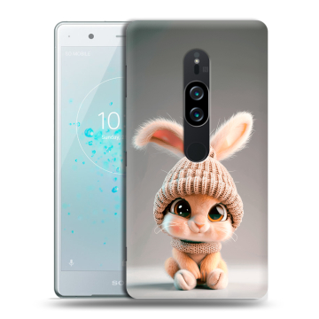 Пластиковый чехол на Sony Xperia XZ2 Premium с принтом Кролик Пластиковый чехол на Sony Xperia XZ2 Premium с принтом Кролик