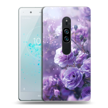 Пластиковый чехол на Sony Xperia XZ2 Premium с принтом Розы цветы Пластиковый чехол на Sony Xperia XZ2 Premium с принтом Розы цветы
