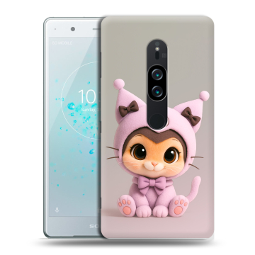 Пластиковый чехол на Sony Xperia XZ2 Premium с принтом Куроми Kuromi 