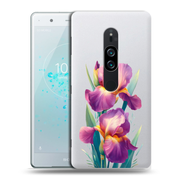 Пластиковый чехол на Sony Xperia XZ2 Premium с принтом Цветы орхидеи Пластиковый чехол на Sony Xperia XZ2 Premium с принтом Цветы орхидеи
