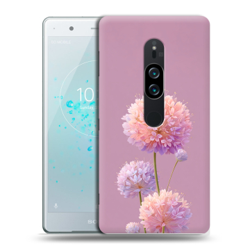 Пластиковый чехол на Sony Xperia XZ2 Premium с принтом Цветы