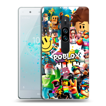 Пластиковый чехол на Sony Xperia XZ2 Premium с принтом Roblox Роблокс Пластиковый чехол на Sony Xperia XZ2 Premium с принтом Roblox Роблокс