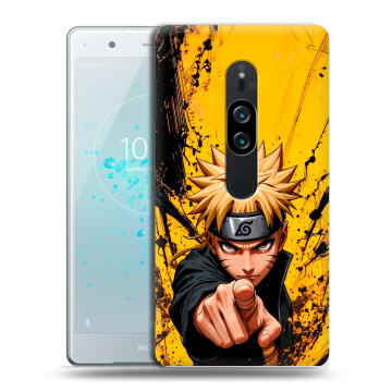 Пластиковый чехол на Sony Xperia XZ2 Premium с принтом Naruto Наруто