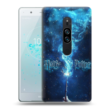 Пластиковый чехол на Sony Xperia XZ2 Premium с принтом Harry Potter Гарри Поттер