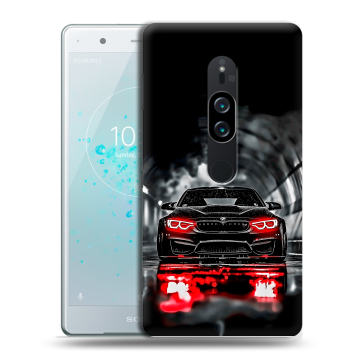 Пластиковый чехол на Sony Xperia XZ2 Premium с принтом BMW БМВ Пластиковый чехол на Sony Xperia XZ2 Premium с принтом BMW БМВ