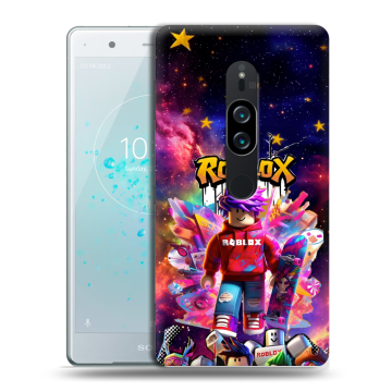 Пластиковый чехол на Sony Xperia XZ2 Premium с принтом Roblox Роблокс Пластиковый чехол на Sony Xperia XZ2 Premium с принтом Roblox Роблокс