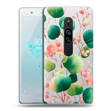 Пластиковый чехол на Sony Xperia XZ2 Premium с принтом женский