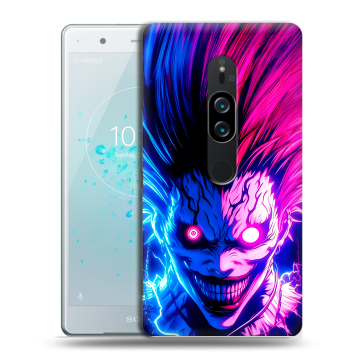 Пластиковый чехол на Sony Xperia XZ2 Premium с принтом Death note Тетрадь смерти