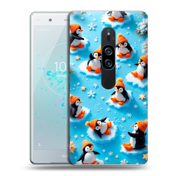 Пластиковый чехол на Sony Xperia XZ2 Premium с принтом Новый год Пластиковый чехол на Sony Xperia XZ2 Premium с принтом Новый год