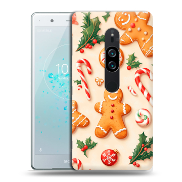 Пластиковый чехол на Sony Xperia XZ2 Premium с принтом Новый год Пластиковый чехол на Sony Xperia XZ2 Premium с принтом Новый год