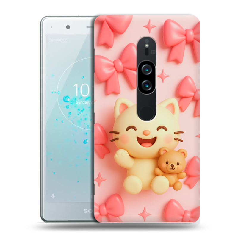 Пластиковый чехол на Sony Xperia XZ2 Premium с принтом для девочек Пластиковый чехол на Sony Xperia XZ2 Premium с принтом для девочек