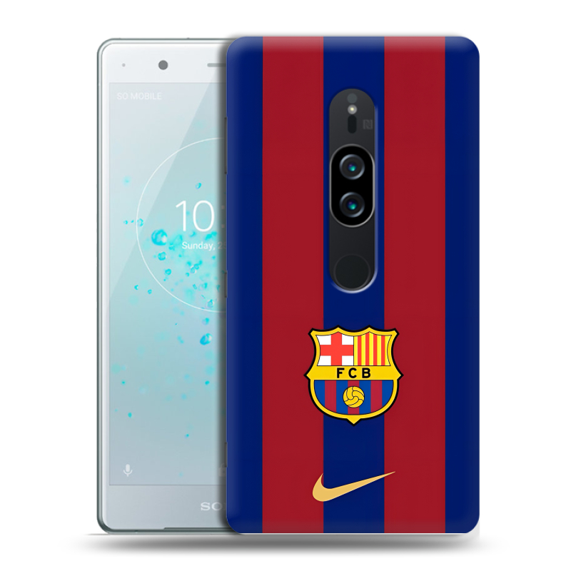 Пластиковый чехол на Sony Xperia XZ2 Premium с принтом Барселона Barcelona Пластиковый чехол на Sony Xperia XZ2 Premium с принтом Барселона Barcelona