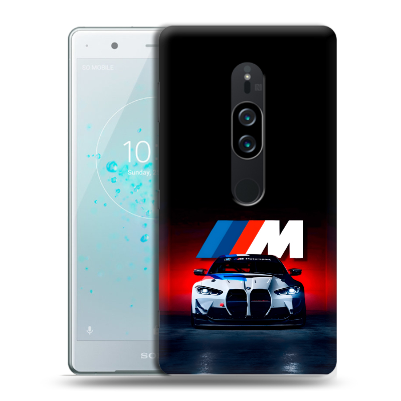 Пластиковый чехол на Sony Xperia XZ2 Premium с принтом БМВ BMW Пластиковый чехол на Sony Xperia XZ2 Premium с принтом БМВ BMW