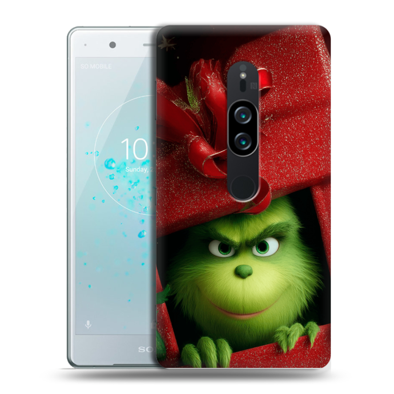 Пластиковый чехол на Sony Xperia XZ2 Premium с принтом Новый год Пластиковый чехол на Sony Xperia XZ2 Premium с принтом Новый год