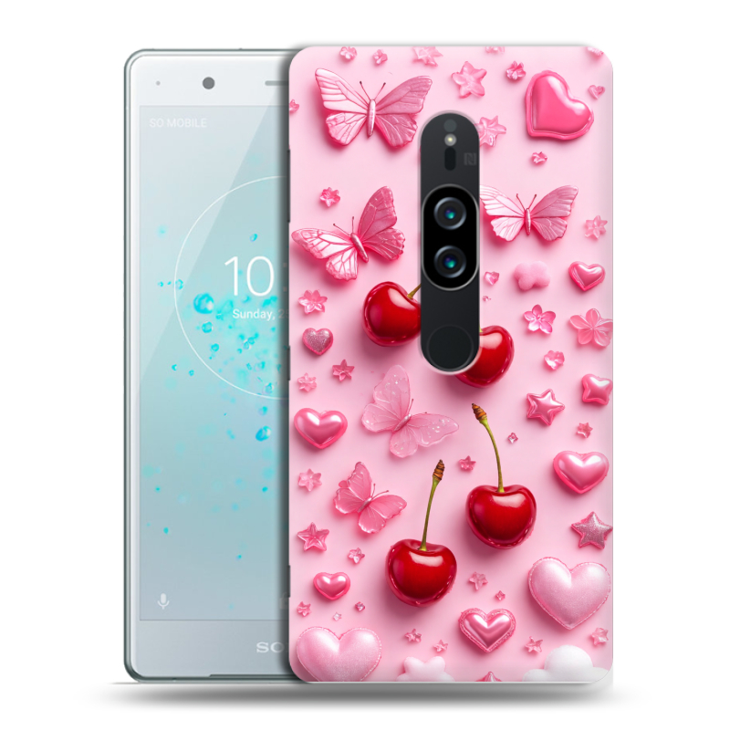Пластиковый чехол на Sony Xperia XZ2 Premium с принтом для девочек Пластиковый чехол на Sony Xperia XZ2 Premium с принтом для девочек