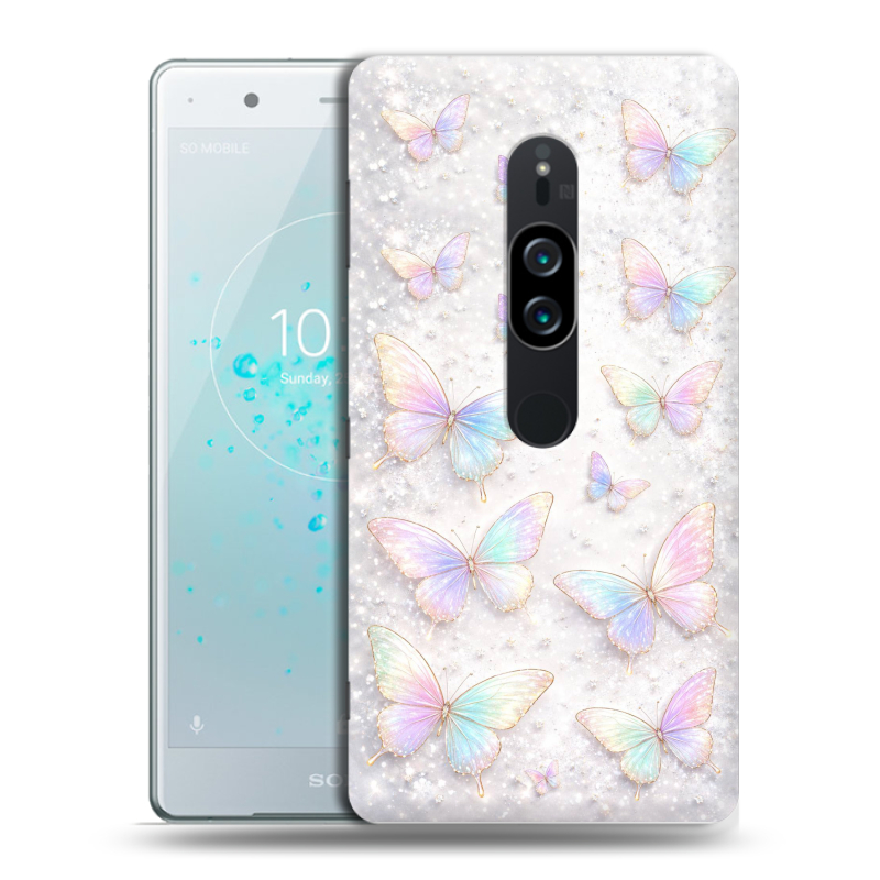 Пластиковый чехол на Sony Xperia XZ2 Premium с принтом женский Пластиковый чехол на Sony Xperia XZ2 Premium с принтом женский