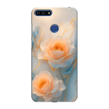 Силиконовый противоударный чехол на Huawei Honor 7A Pro с принтом Женский Силиконовый противоударный чехол на Huawei Honor 7A Pro с принтом Женский