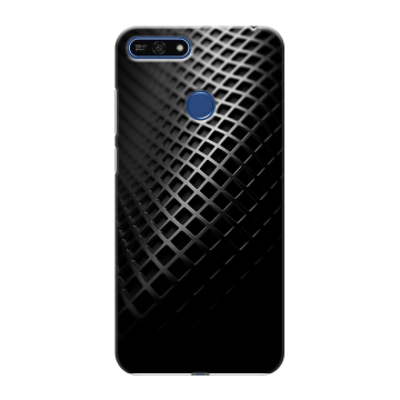 Силиконовый противоударный чехол на Huawei Honor 7A Pro с принтом Текстура металла Силиконовый противоударный чехол на Huawei Honor 7A Pro с принтом Текстура металла