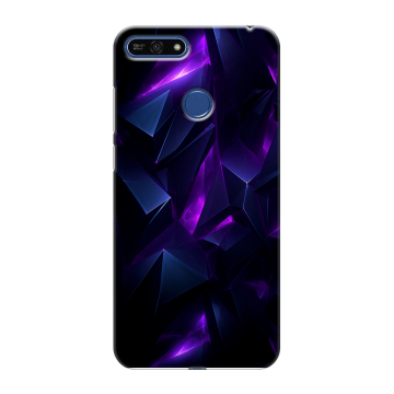 Силиконовый противоударный чехол на Huawei Honor 7A Pro с принтом Абстракиция
