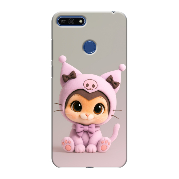 Силиконовый противоударный чехол на Huawei Honor 7A Pro с принтом Куроми Kuromi Силиконовый противоударный чехол на Huawei Honor 7A Pro с принтом Куроми Kuromi