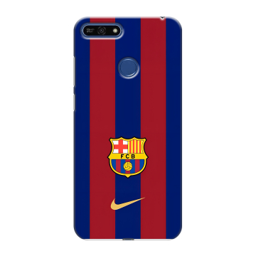 Силиконовый противоударный чехол на Huawei Honor 7A Pro с принтом Барселона Barcelona
