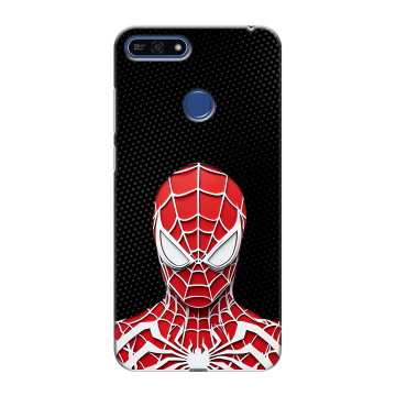 Силиконовый противоударный чехол на Huawei Honor 7A Pro с принтом человек паук spiderman