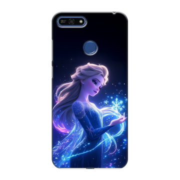 Силиконовый противоударный чехол на Huawei Honor 7A Pro с принтом Холодное сердце Frozen Силиконовый противоударный чехол на Huawei Honor 7A Pro с принтом Холодное сердце Frozen