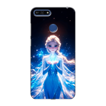 Силиконовый противоударный чехол на Huawei Honor 7A Pro с принтом Холодное сердце Frozen Силиконовый противоударный чехол на Huawei Honor 7A Pro с принтом Холодное сердце Frozen