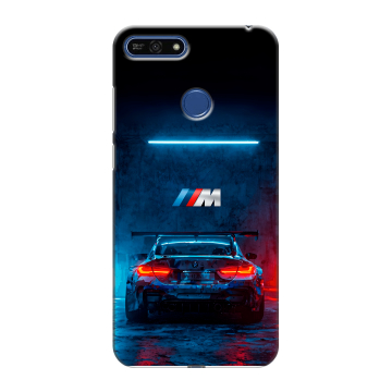 Силиконовый противоударный чехол на Huawei Honor 7A Pro с принтом BMW БМВ Силиконовый противоударный чехол на Huawei Honor 7A Pro с принтом BMW БМВ