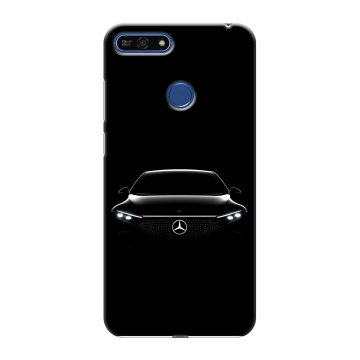 Силиконовый противоударный чехол на Huawei Honor 7A Pro с принтом Mercedes Мерседес Силиконовый противоударный чехол на Huawei Honor 7A Pro с принтом Mercedes Мерседес