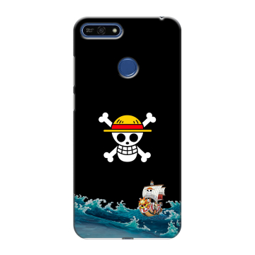 Силиконовый противоударный чехол на Huawei Honor 7A Pro с принтом One Piece Ван Пис Силиконовый противоударный чехол на Huawei Honor 7A Pro с принтом One Piece Ван Пис