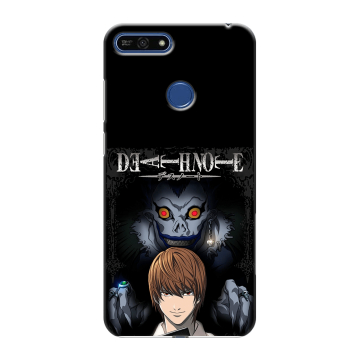 Силиконовый противоударный чехол на Huawei Honor 7A Pro с принтом Death note Тетрадь смерти Силиконовый противоударный чехол на Huawei Honor 7A Pro с принтом Death note Тетрадь смерти