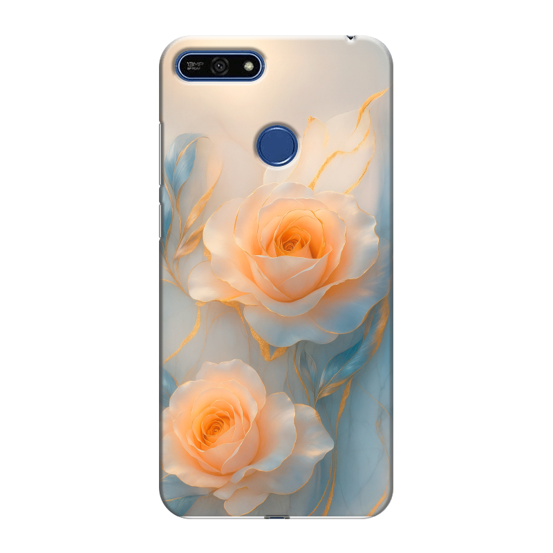 Силиконовый противоударный чехол на Huawei Honor 7A Pro с принтом Женский Силиконовый противоударный чехол на Huawei Honor 7A Pro с принтом Женский