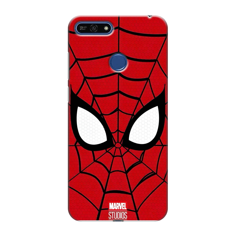 Силиконовый противоударный чехол на Huawei Honor 7A Pro с принтом человек паук spiderman Силиконовый противоударный чехол на Huawei Honor 7A Pro с принтом человек паук spiderman