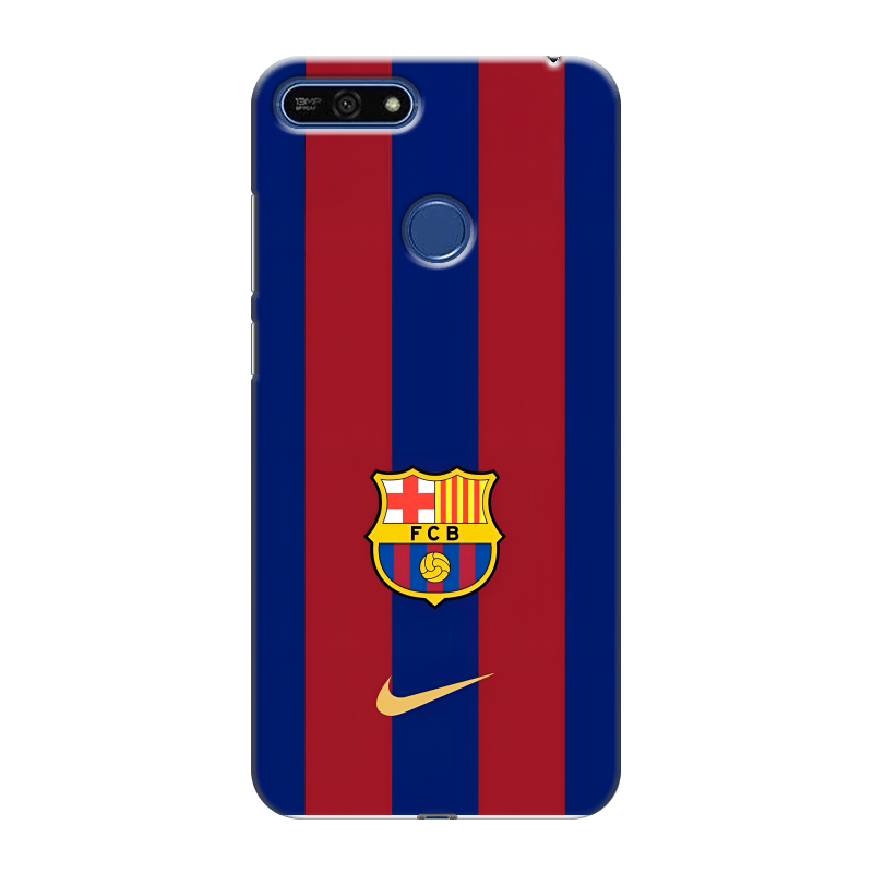 Силиконовый противоударный чехол на Huawei Honor 7A Pro с принтом Барселона Barcelona Силиконовый противоударный чехол на Huawei Honor 7A Pro с принтом Барселона Barcelona