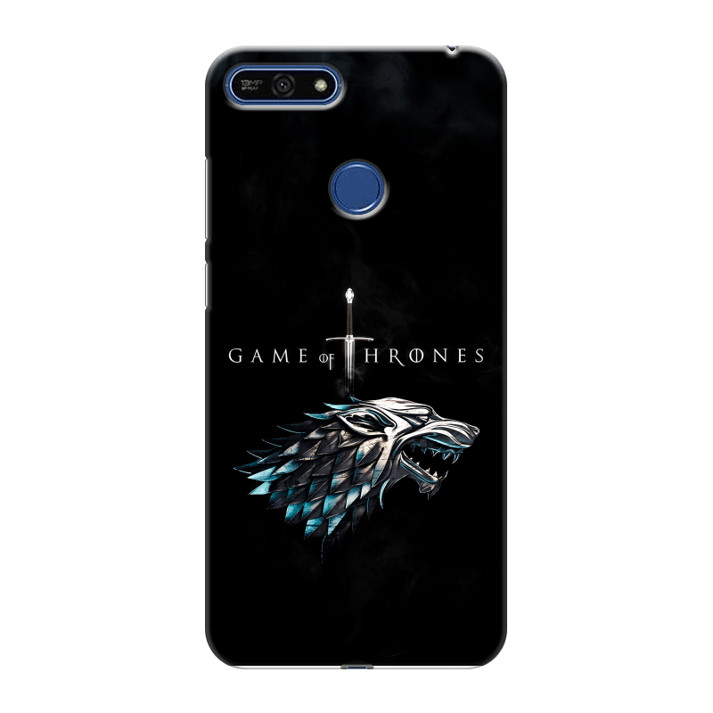 Силиконовый противоударный чехол на Huawei Honor 7A Pro с принтом Игра Престолов Game Thrones Силиконовый противоударный чехол на Huawei Honor 7A Pro с принтом Игра Престолов Game Thrones