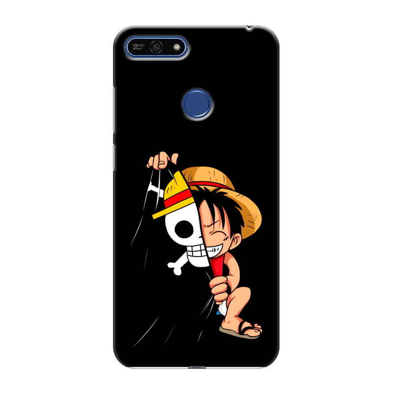 Силиконовый противоударный чехол на Huawei Honor 7A Pro с принтом One Piece Ван Пис Силиконовый противоударный чехол на Huawei Honor 7A Pro с принтом One Piece Ван Пис