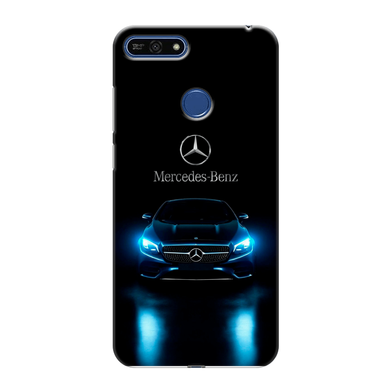 Силиконовый противоударный чехол на Huawei Honor 7A Pro с принтом Mercedes Мерседес Силиконовый противоударный чехол на Huawei Honor 7A Pro с принтом Mercedes Мерседес