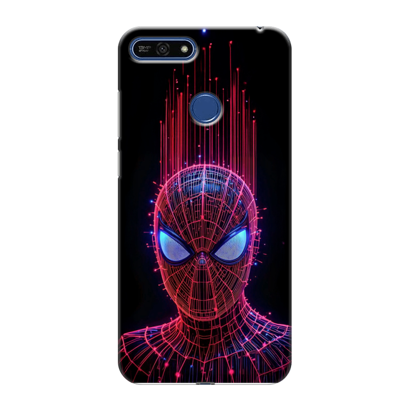 Силиконовый противоударный чехол на Huawei Honor 7A Pro с принтом Spiderman Человек паук Силиконовый противоударный чехол на Huawei Honor 7A Pro с принтом Spiderman Человек паук