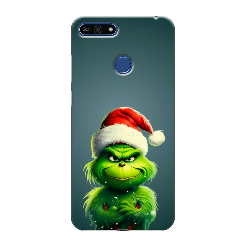 Силиконовый противоударный чехол на Huawei Honor 7A Pro с принтом Новый год Силиконовый противоударный чехол на Huawei Honor 7A Pro с принтом Новый год