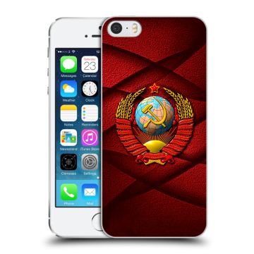 Пластиковый чехол на Iphone 5s с принтом Герб СССР Пластиковый чехол на Iphone 5s с принтом Герб СССР